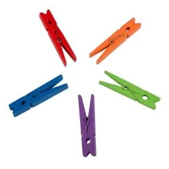 JAM Paper Wood Clip Extra Large, Clothespins, Assorted Colors, 20/Pack (230734410) -Fiskar Shop sp29737986 s7