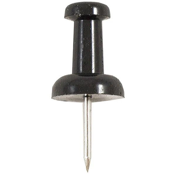JAM Paper Push Pins, Black, 2 Packs Of 100 (222419046A) 2 JAM Paper Push Pins, Black, 2 Packs Of 100 (222419046A) - Image 2