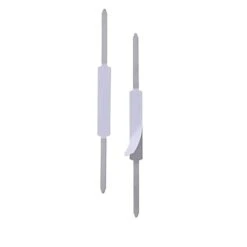 Staples Self-Adhesive Fasteners, Silver, 100/Pack (44404)