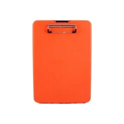 Saunders US-Works SlimMate Polypropylene Storage Clipboard, Letter Size, Hi-Vis Orange (00579)