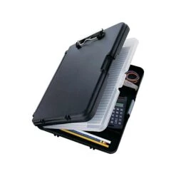 Saunders WorkMate II Polypropylene Storage Clipboard, Black (00552)