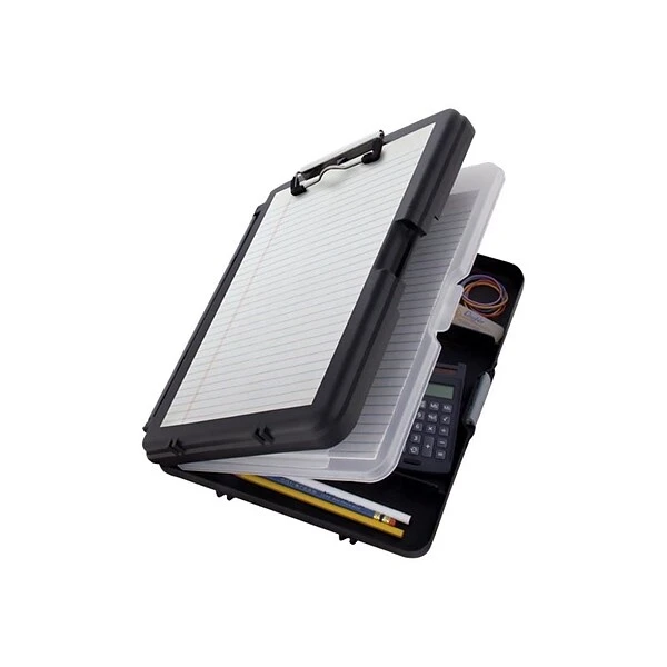 Saunders WorkMate II Polypropylene Storage Clipboard, Black (00552) 3 Saunders WorkMate II Polypropylene Storage Clipboard, Black (00552) - Image 3
