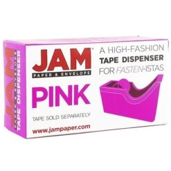 JAM Paper® Office & Desk Sets, (1) Stapler (1) Tape Dispenser, Fuchsia, 2/pack -Fiskar Shop sp4211293 s7