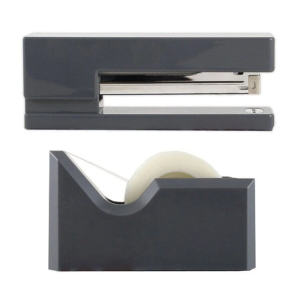 JAM Paper® Office & Desk Sets, (1) Stapler (1) Tape Dispenser, Grey, 2/pack 1 JAM Paper® Office & Desk Sets, (1) Stapler (1) Tape Dispenser, Grey, 2/pack