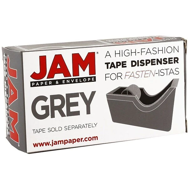 JAM Paper® Office & Desk Sets, (1) Stapler (1) Tape Dispenser, Grey, 2/pack 3 JAM Paper® Office & Desk Sets, (1) Stapler (1) Tape Dispenser, Grey, 2/pack - Image 3
