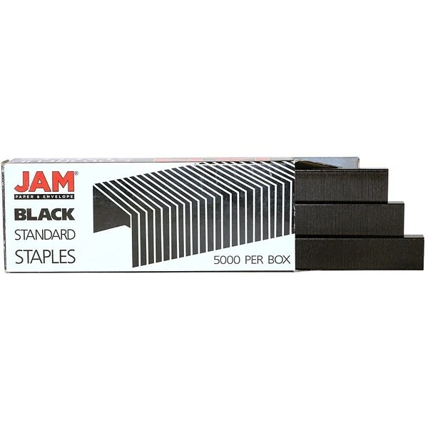 JAM Paper® Office & Desk Sets, (1) Tape Dispenser (1) Stapler (1) Pack Of Staples, White And Black, 3/pack 4 JAM Paper® Office & Desk Sets, (1) Tape Dispenser (1) Stapler (1) Pack Of Staples, White And Black, 3/pack - Image 4