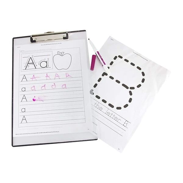 Baumgarten's Plastic Clipboard, Clear (BAUTA1611) 1 Baumgarten's Plastic Clipboard, Clear (BAUTA1611)