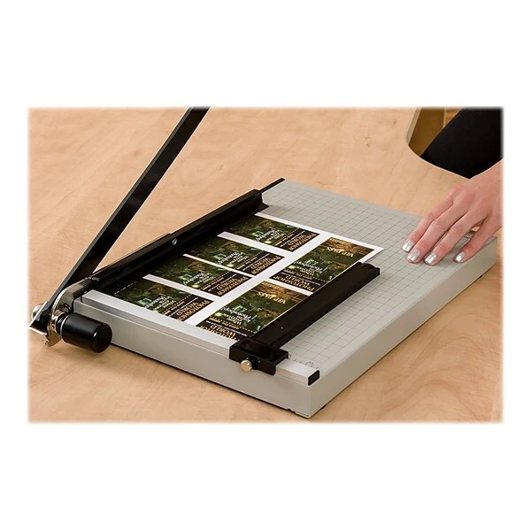 Dahle® Dahle Vantage 15" Guillotine Trimmer, White/Black (40015-12567) 3 Dahle® Dahle Vantage 15" Guillotine Trimmer, White/Black (40015-12567) - Image 3