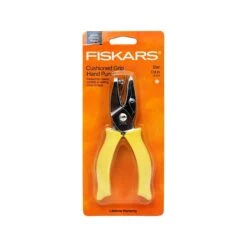 Fiskars 1-Hole Punch, Silver/Yellow (23537097J)