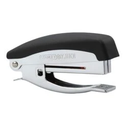 Bostitch Deluxe Hand-Held Stapler, 20 Sheet Capacity, Black/Chrome (42100)