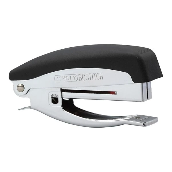 Bostitch Deluxe Hand-Held Stapler, 20 Sheet Capacity, Black/Chrome (42100) 1 Bostitch Deluxe Hand-Held Stapler, 20 Sheet Capacity, Black/Chrome (42100)