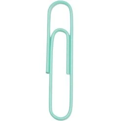 JAM Paper® Colored Jumbo Paper Clips, Large 2 Inch, Teal Paperclips, 2 Packs Of 75 (21832065a) -Fiskar Shop sp4798222 s7
