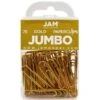 JAM Paper® Colored Jumbo Paper Clips, Large 2 Inch, Gold Paperclips, 2 Packs Of 75 (21832060a)