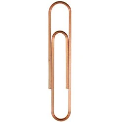 JAM Paper® Colored Jumbo Paper Clips, Large 2 Inch, Rose Gold Paperclips, 2 Packs Of 75 (21832059a) 6 JAM Paper® Colored Jumbo Paper Clips, Large 2 Inch, Rose Gold Paperclips, 2 Packs Of 75 (21832059a) -Fiskar Shop sp4798235 s7 1