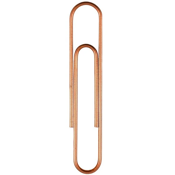 JAM Paper® Colored Jumbo Paper Clips, Large 2 Inch, Rose Gold Paperclips, 2 Packs Of 75 (21832059a) 3 JAM Paper® Colored Jumbo Paper Clips, Large 2 Inch, Rose Gold Paperclips, 2 Packs Of 75 (21832059a) - Image 3