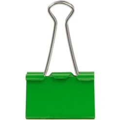 JAM Paper® Binder Clips, Large, 41mm, Green Binderclips, 12/pack (340BCgr) -Fiskar Shop sp4798254 s7