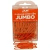 JAM Paper® Colored Office Desk Supplies Bundle, Orange, Jumbo Paper Clips & Medium Binder Clips, 1 Pack Of Each (4218339OR)