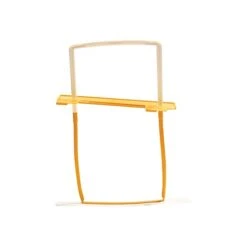 Medical Arts Press Jalema Clip 2.75"W Folder Fastener, Yellow, 100/Box (31060)