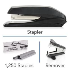 Swingline® Standard Stapler Value Pack (Premium Staples & Remover Included), 15 Sheet Capacity, Black (54567) -Fiskar Shop sp56867942 s7