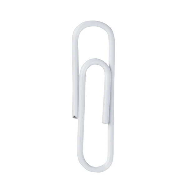 JAM Paper Small Paper Clips, White, 100/Pack (2183755) 2 JAM Paper Small Paper Clips, White, 100/Pack (2183755) - Image 2