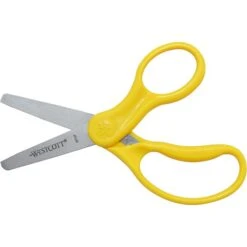 Westcott® School 5" Stainless Steel Kid's Scissors, Blunt Tip, Assorted Colors, 6/Pack (16454) -Fiskar Shop sp83311288 s7