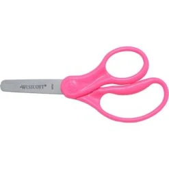 Westcott® School 5" Stainless Steel Kid's Scissors, Blunt Tip, Assorted Colors, 6/Pack (16454) -Fiskar Shop sp83311290 s7