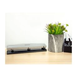 Bostitch 3-Hole Punch, 12 Sheet Capacity, Silver/Black (HP12) 6 Bostitch 3-Hole Punch, 12 Sheet Capacity, Silver/Black (HP12) -Fiskar Shop sp83408286 s7