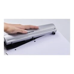 Bostitch 3-Hole Punch, 12 Sheet Capacity, Silver/Black (HP12) 7 Bostitch 3-Hole Punch, 12 Sheet Capacity, Silver/Black (HP12) -Fiskar Shop sp83408287 s7