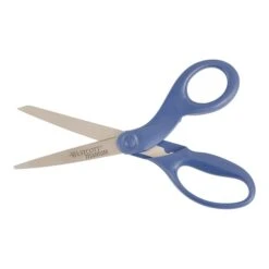 Westcott 8" Titanium Heavy-Duty Scissors, Blunt Tip, Navy (17509)