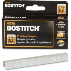 Bostitch B8 PowerCrown EZ Squeeze 75 Staples For B875 Staplers, 1,200/Box (STCR75XHC)