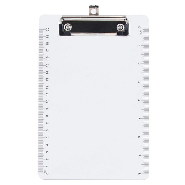 JAM Paper Plastic Clipboard, Memo Size, Clear, 12/Pack (331CPMCLAZ) 1 JAM Paper Plastic Clipboard, Memo Size, Clear, 12/Pack (331CPMCLAZ)