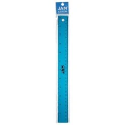 JAM Paper Stainless Steel 12" Ruler, Blue (347M12BU) 6 JAM Paper Stainless Steel 12" Ruler, Blue (347M12BU) -Fiskar Shop sp92366583 s7