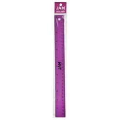 JAM Paper Stainless Steel 12" Ruler, Purple (347M12PU) 6 JAM Paper Stainless Steel 12" Ruler, Purple (347M12PU) -Fiskar Shop sp92366589 s7