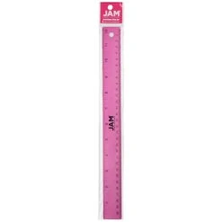 JAM Paper Stainless Steel 12" Ruler, Fuchsia (347M12FU) 6 JAM Paper Stainless Steel 12" Ruler, Fuchsia (347M12FU) -Fiskar Shop sp92366606 s7