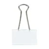 JAM Paper Large Binder Clips, 3/4" Capacity, White, 12/pack (340BCwh)