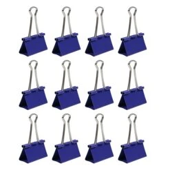 JAM Paper Large Binder Clips, 3/4" Capacity, Purple, 12/Pack (340BCpu) -Fiskar Shop sp93880898 s7