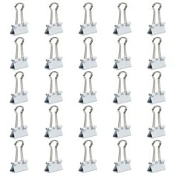 JAM Paper® Colorful Binder Clips, Small, 3/4 Inch (19mm), White Binderclips, 25/Pack (334BCWH) -Fiskar Shop sp93881080 s7