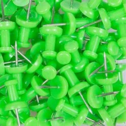 JAM Paper Push Pins, Lime Green, 100/Pack (522416893) 7 JAM Paper Push Pins, Lime Green, 100/Pack (522416893) -Fiskar Shop sp97365213 s7