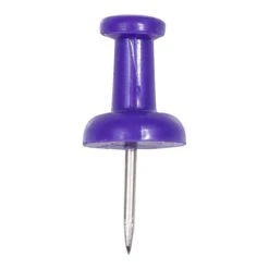 JAM Paper Push Pins, Purple, 100/Pack (222419053) -Fiskar Shop sp97365215 s7