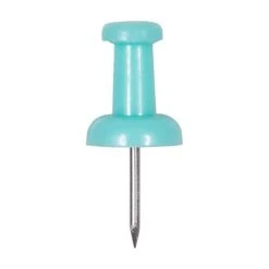 JAM Paper Push Pins, Teal, 100/Pack (22432067) 5 JAM Paper Push Pins, Teal, 100/Pack (22432067) -Fiskar Shop sp97365329 s7